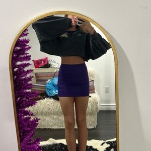 Purple tight formal skirt